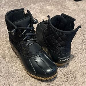 Nautica Black Winter & Rain Boots